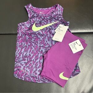 NWT Nike athletic tank set girls size 3T